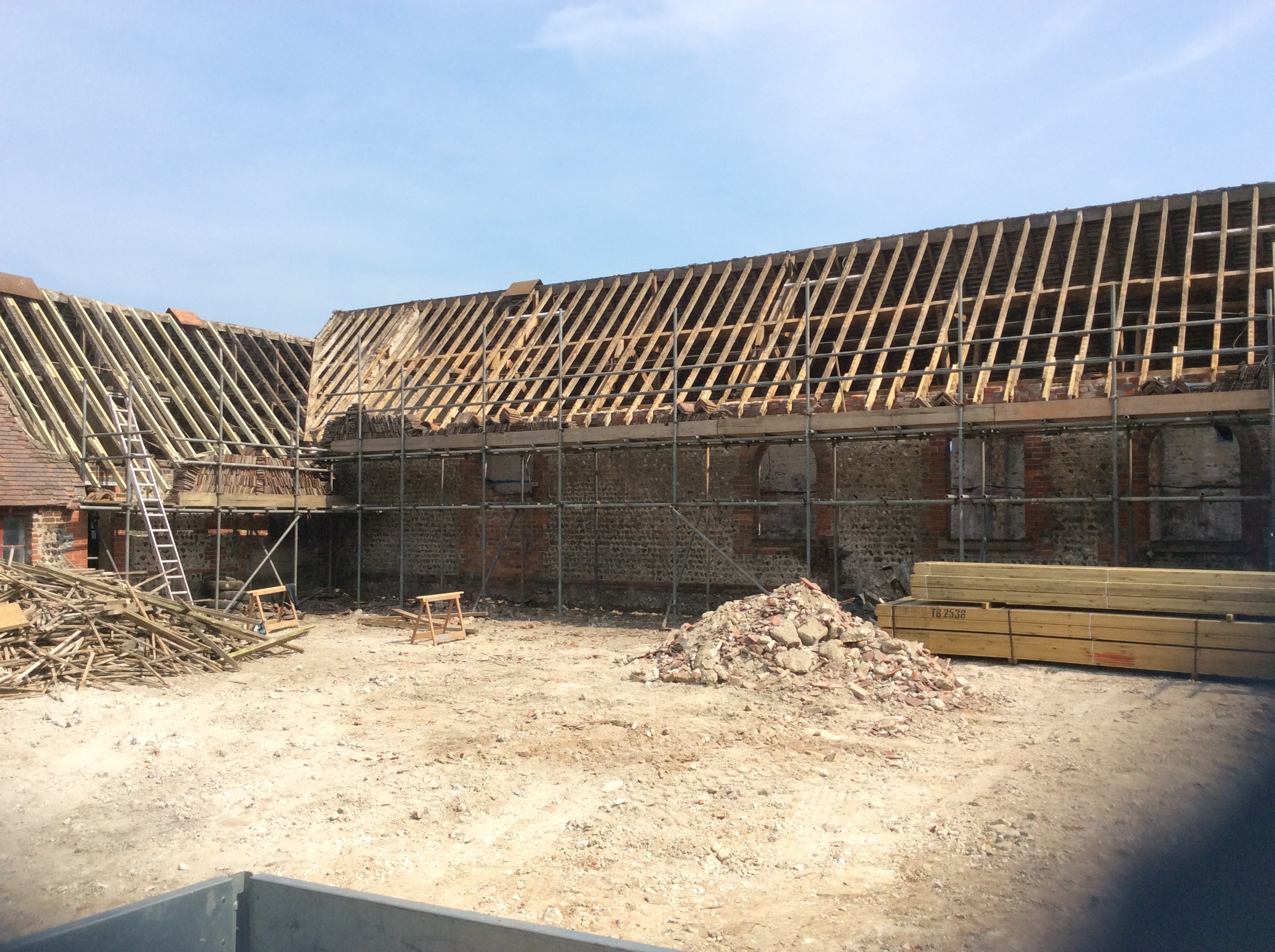 Flint And Brick Barn Conversion By Gph Construction West Sussex