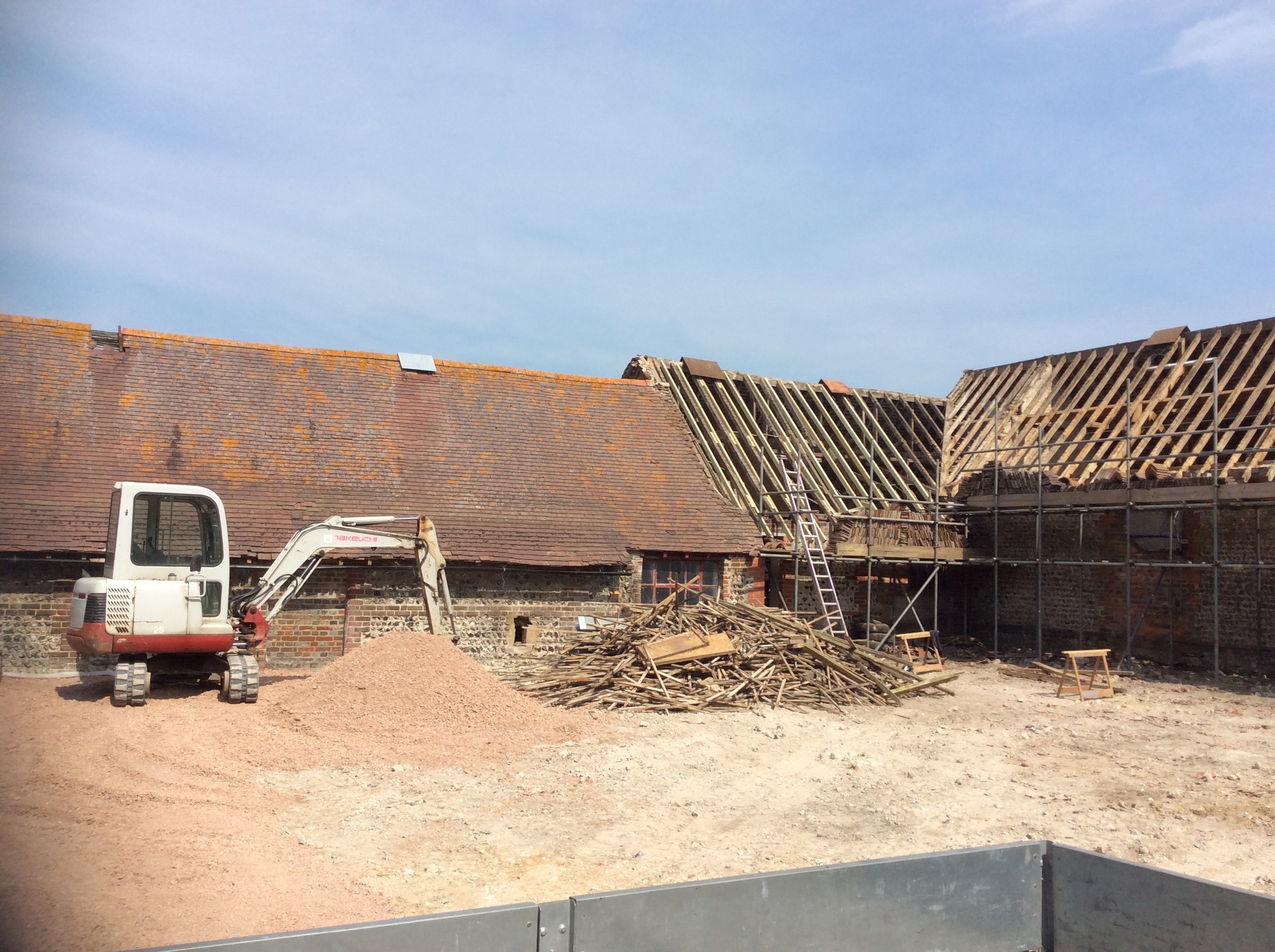 Flint And Brick Barn Conversion By Gph Construction West Sussex